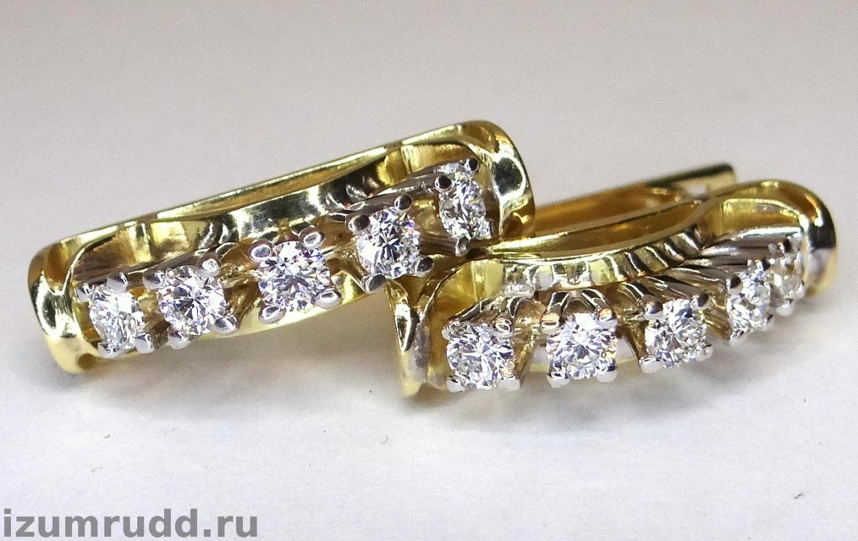 Серьги МЮЗ 750 проба