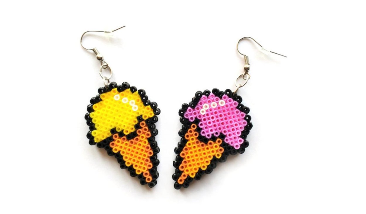 Серьги из бисера Zara