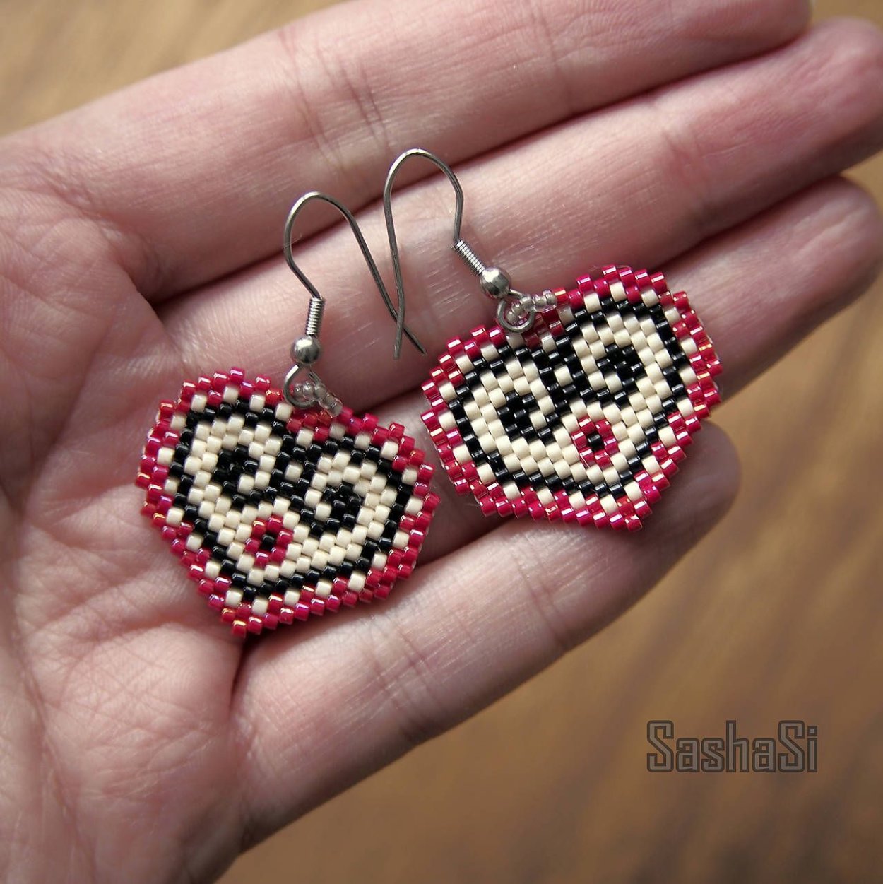 Серьги из бисера