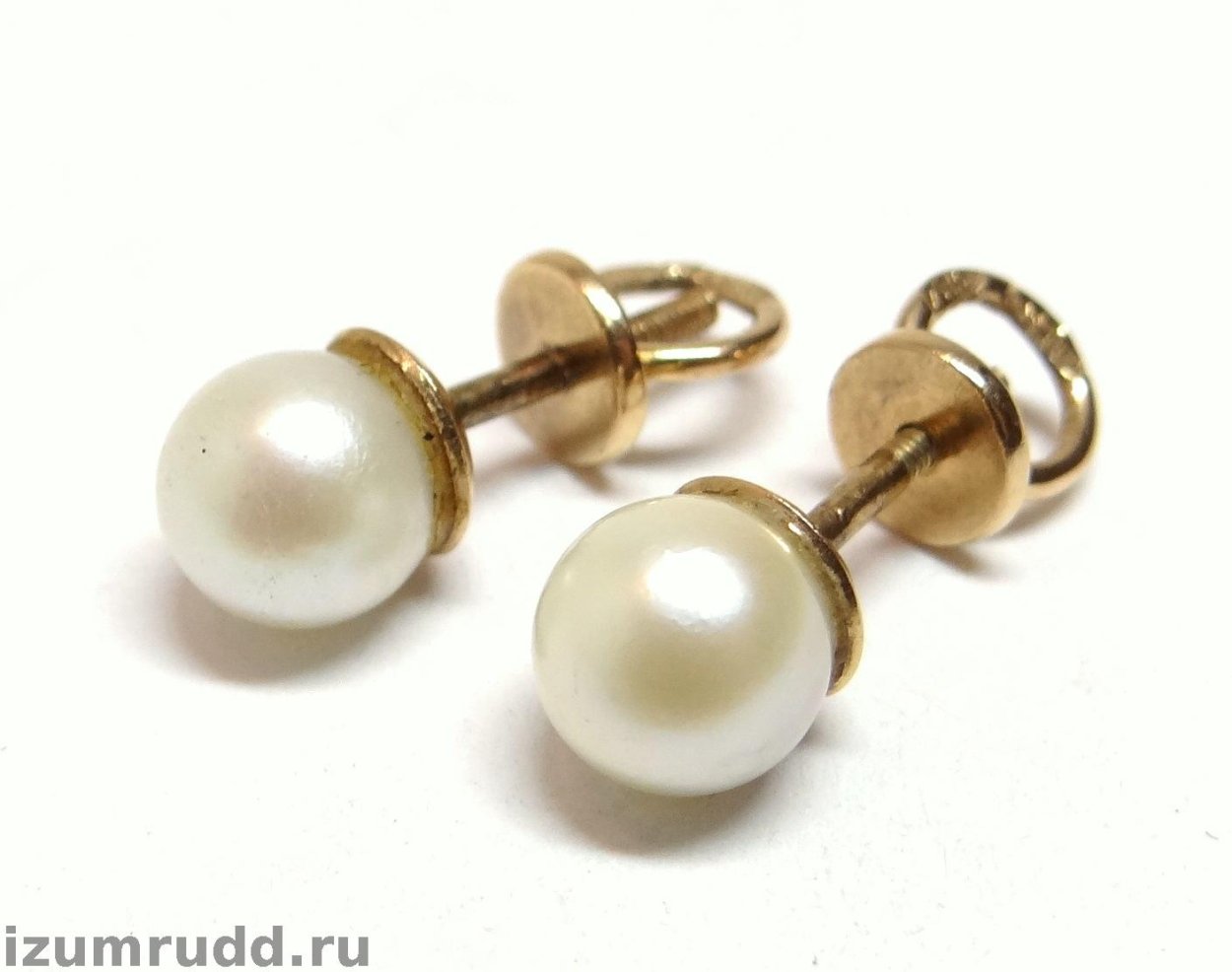 Серьги диор золотые 585