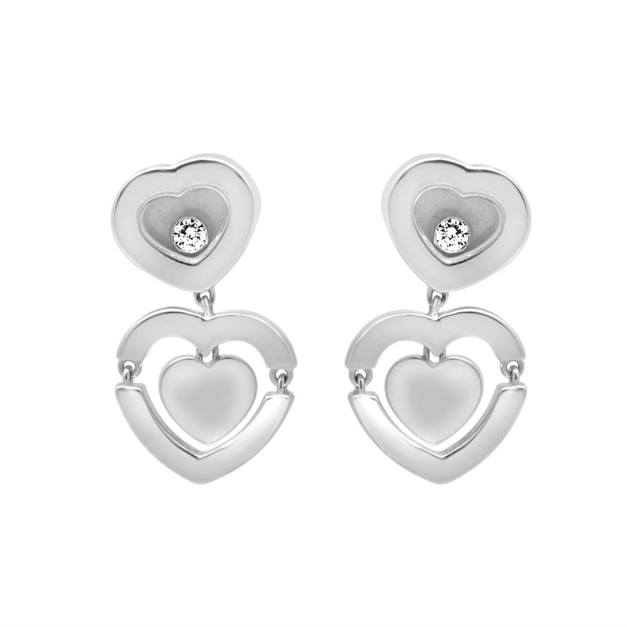 Серьги серьги Chopard Happy Diamonds 849092-1001