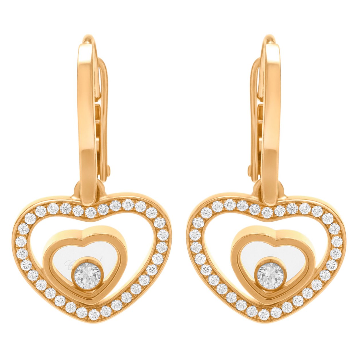 Chopard Happy Diamonds Heart серьги