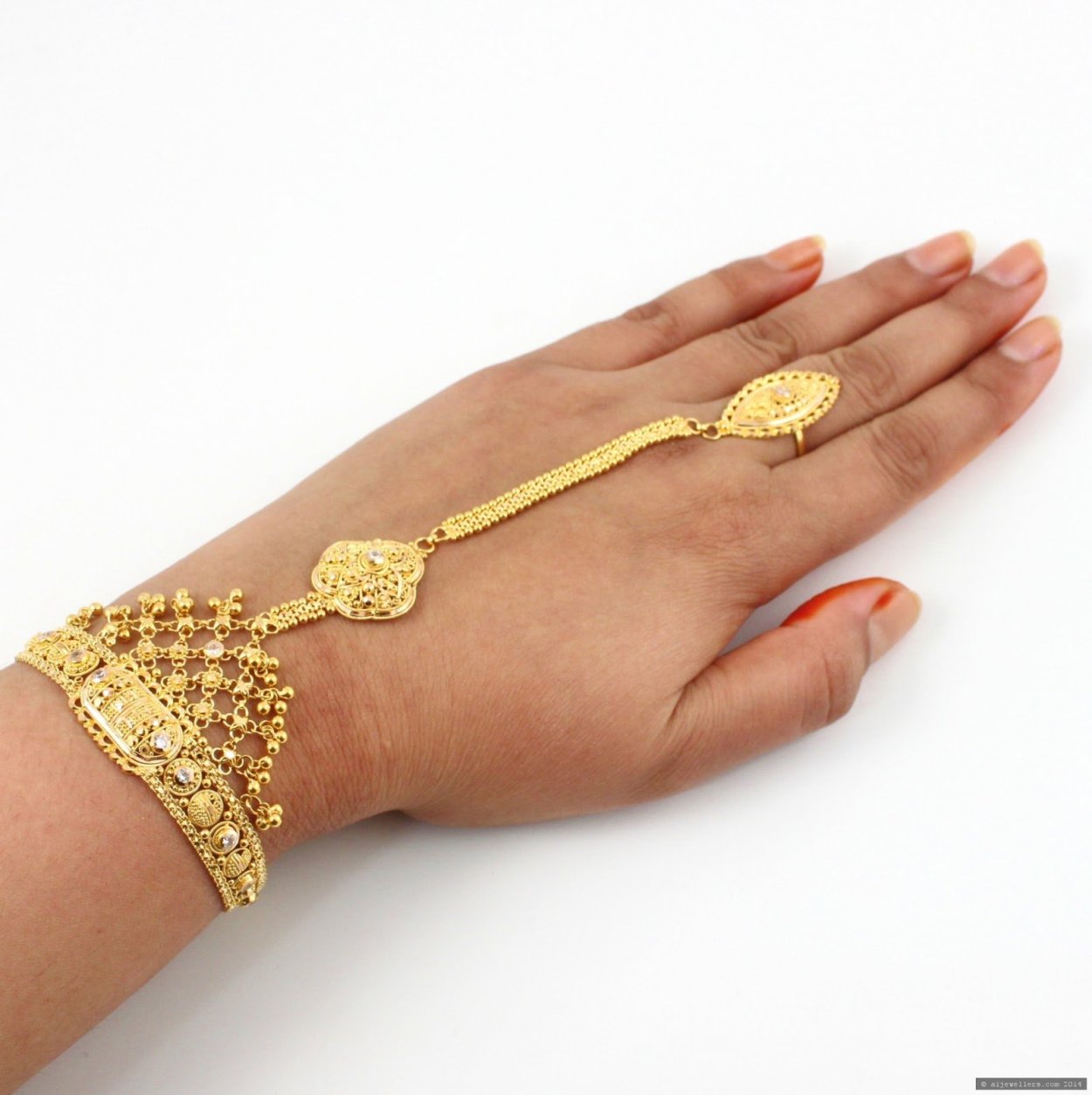 Индийские золотые браслеты