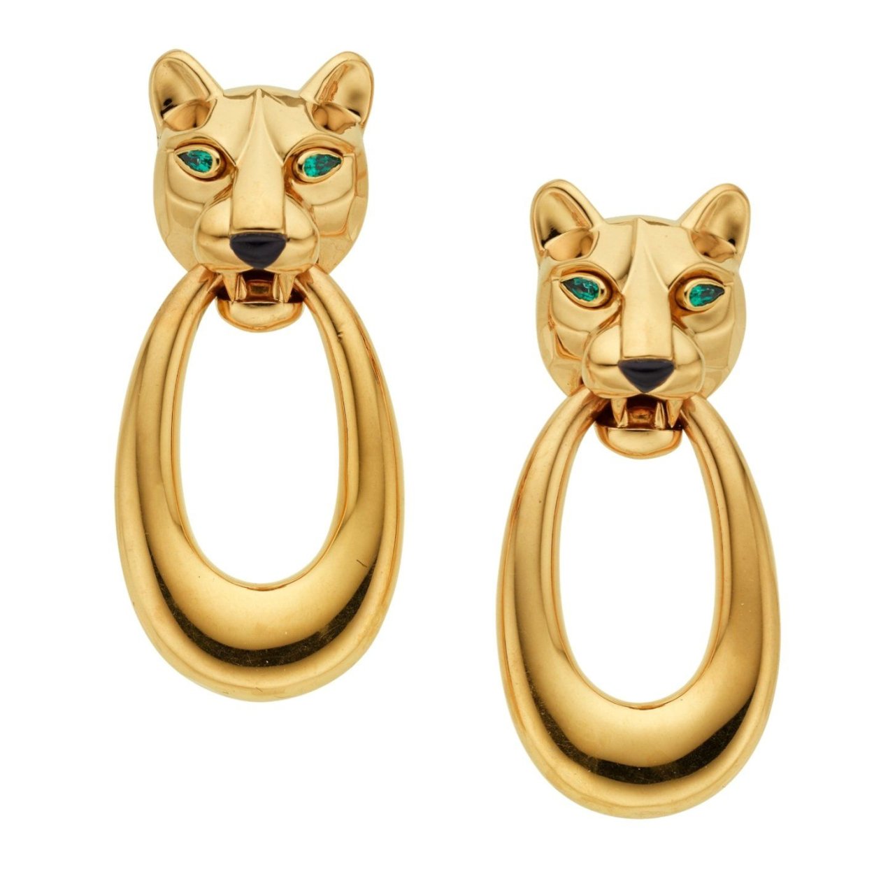Cartier Panthere Earrings with Onyx