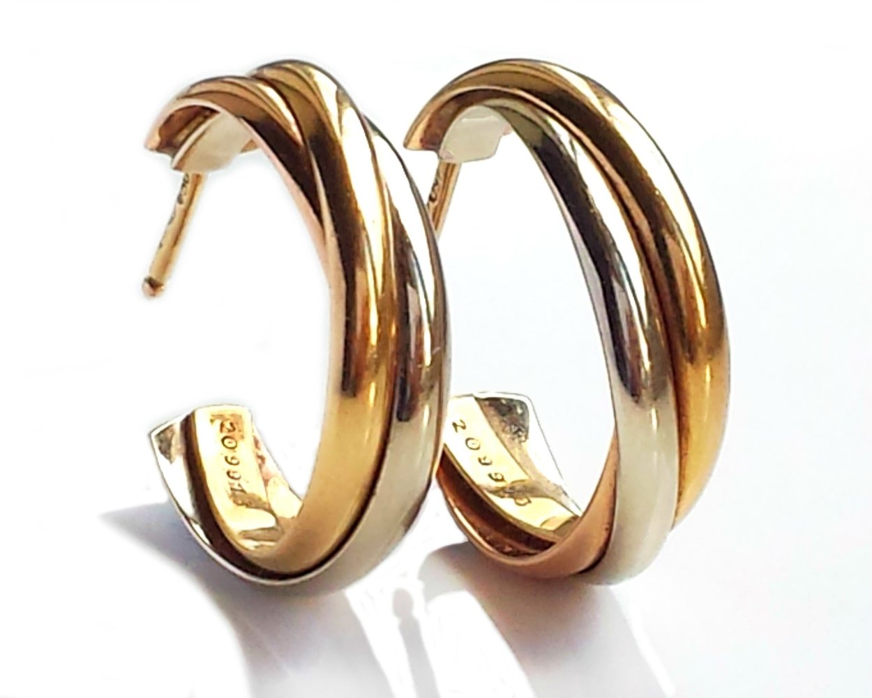 Серьги Cartier Trinity реплика