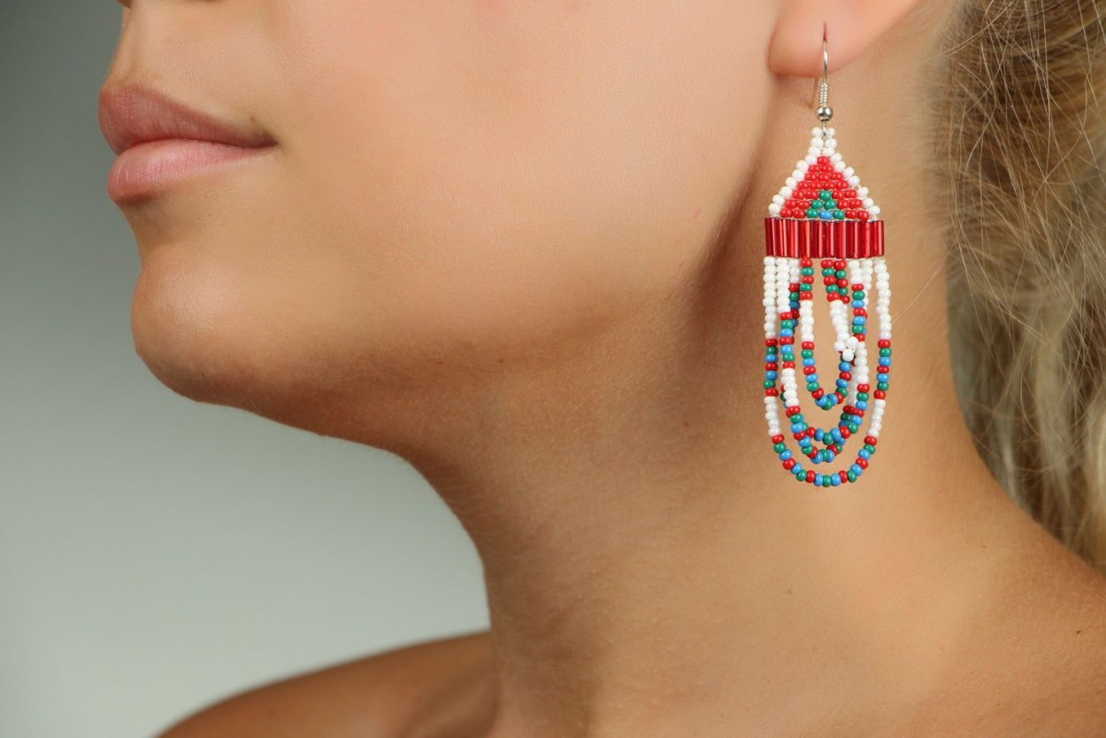 Серьги из цепочек своими руками