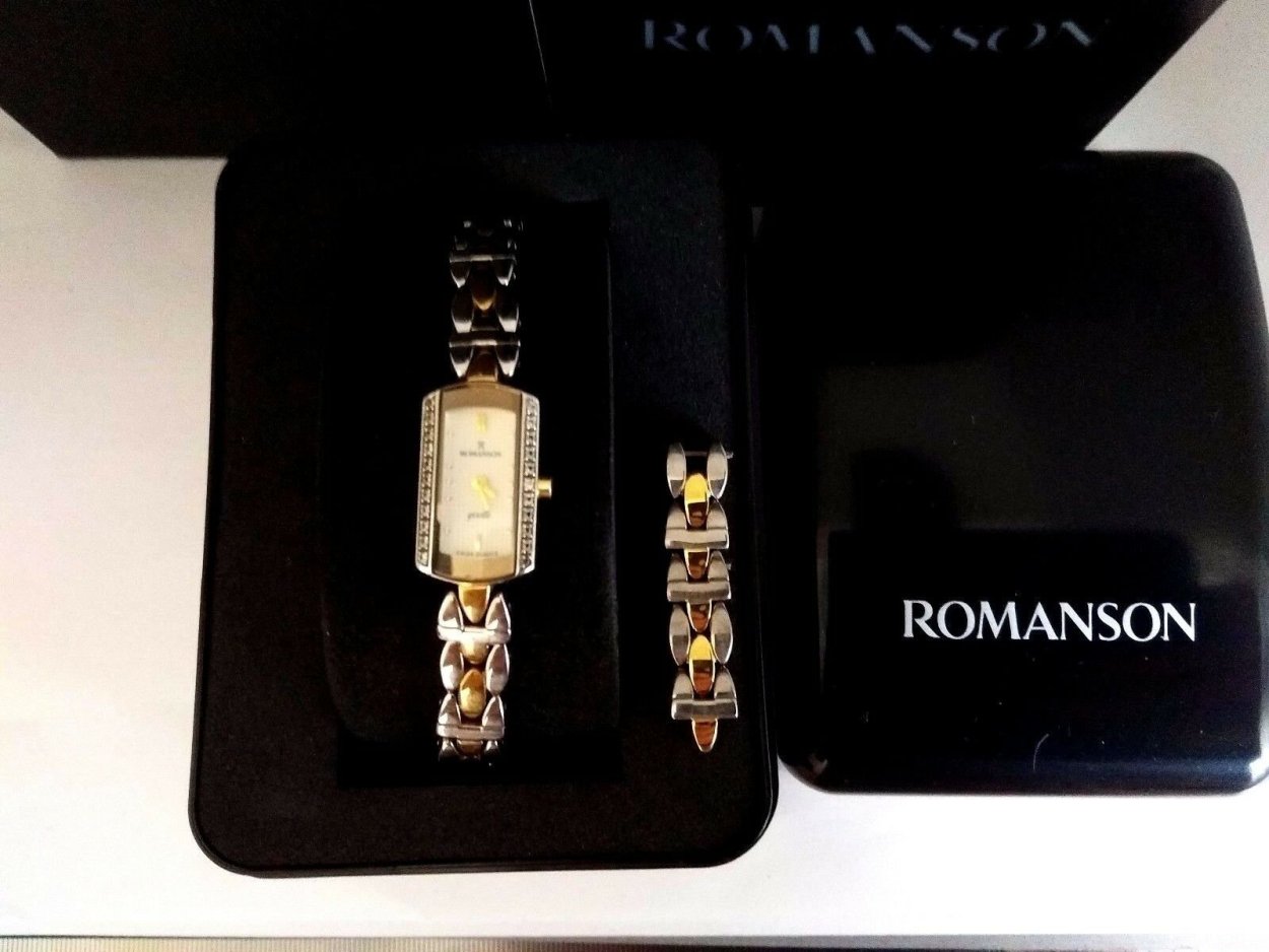 Часы Romanson Quartz Swiss MGP 23k Gold Plated