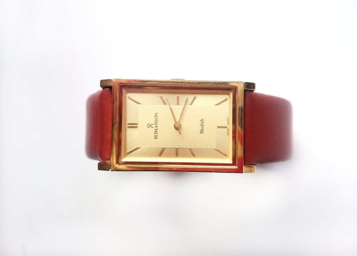 Romanson watch Leather Strap