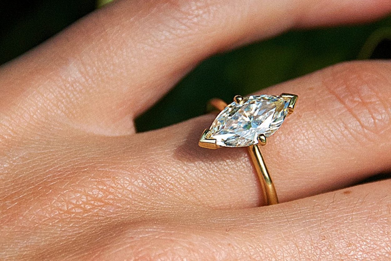 Markiz Diamond Ring