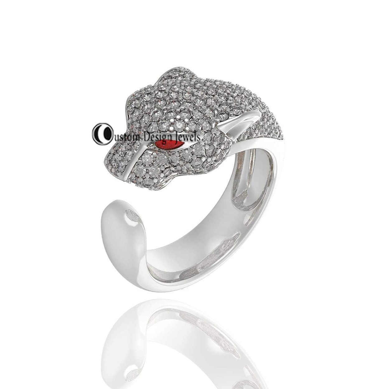 Cartier кольцо пантера