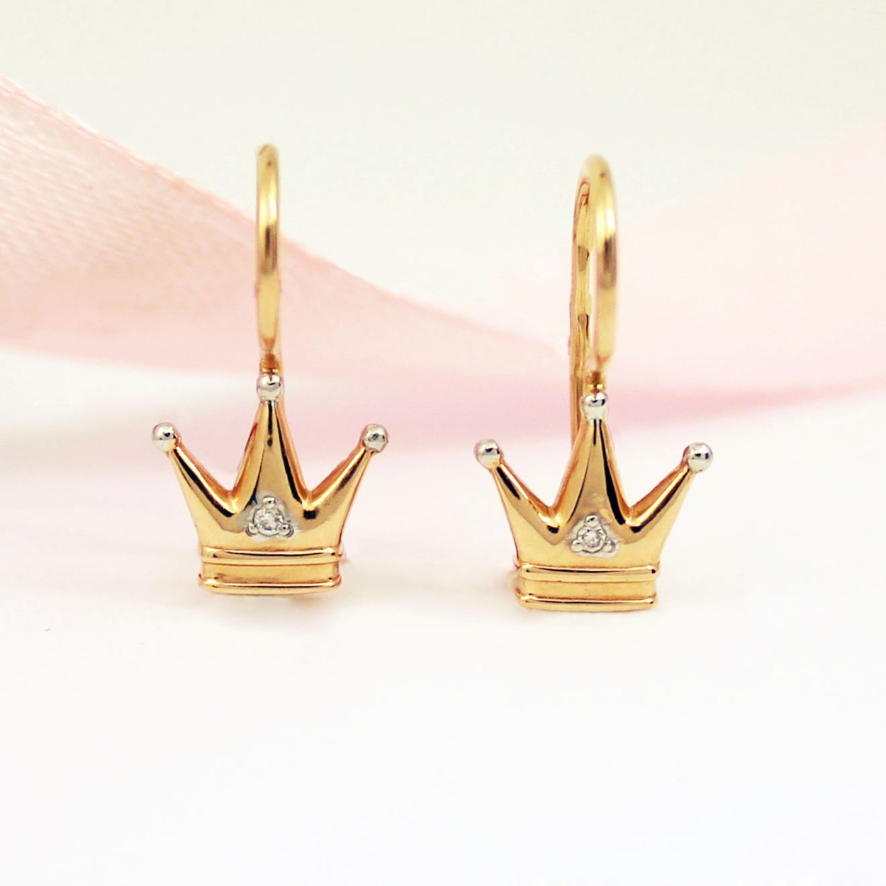 Серьги золотые xh23m