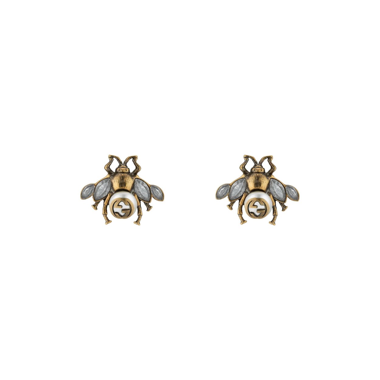 Серьги Gucci пчелы
