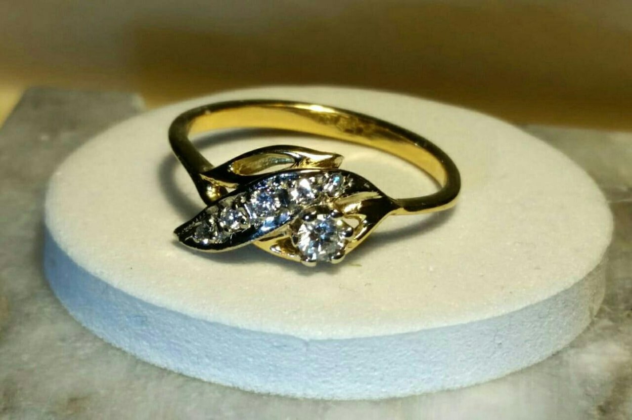 Советские кольца с бриллиантами