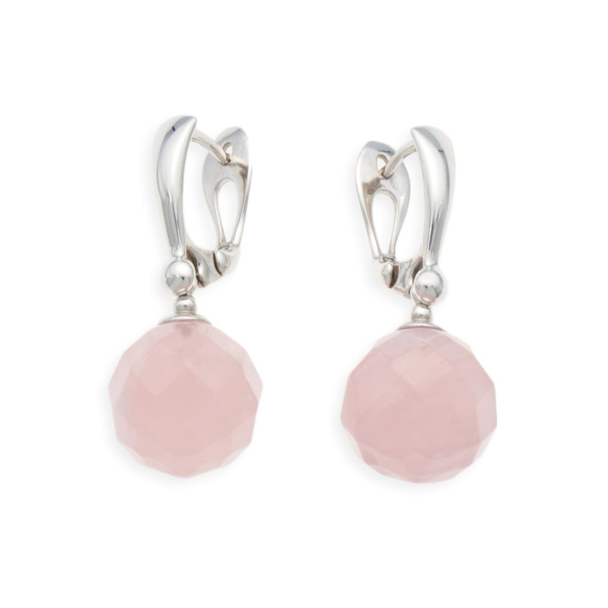 Серьги с розовым кварцем Pomellato