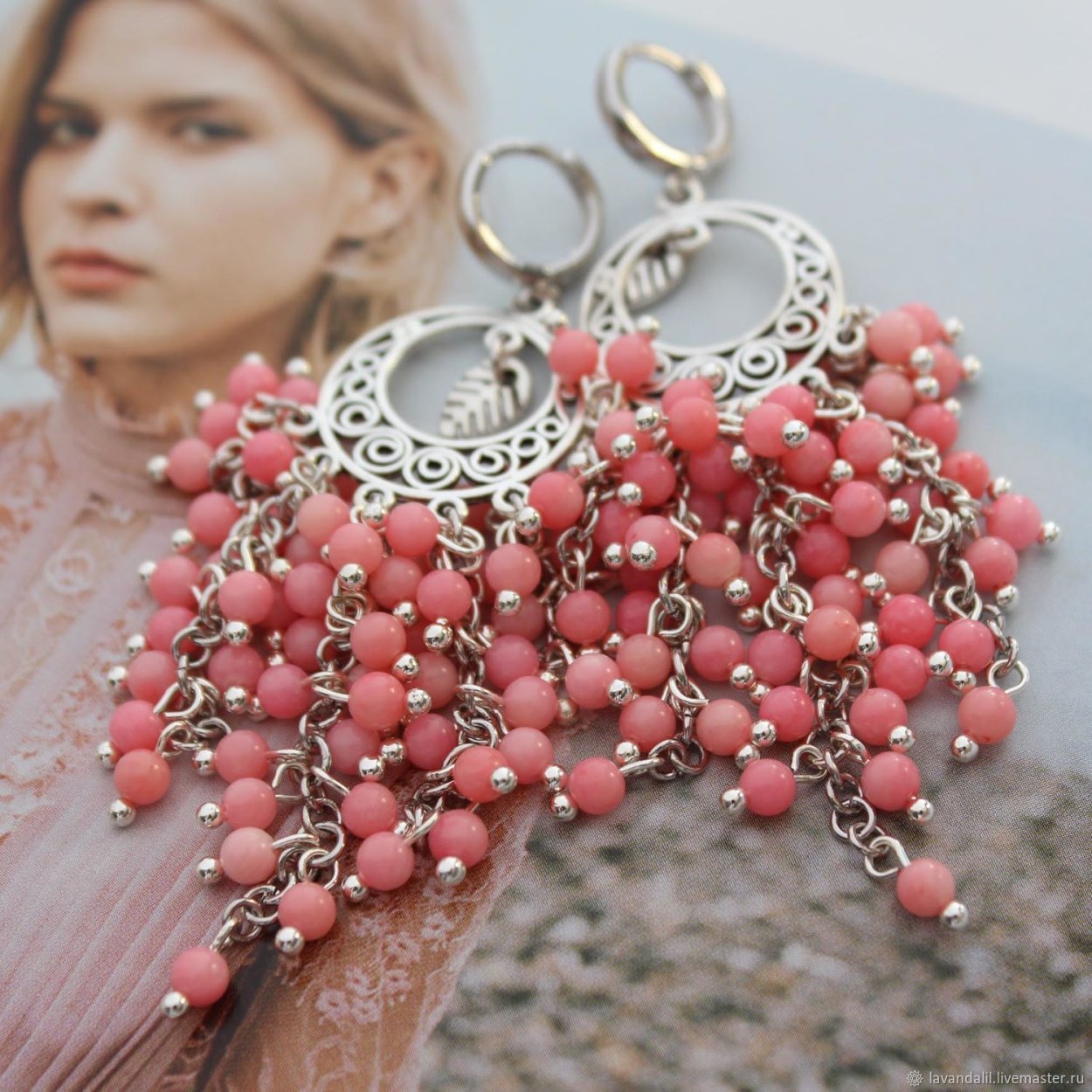 Swarovski Хрустальный жемчуг Crystal Pink Coral Pearl