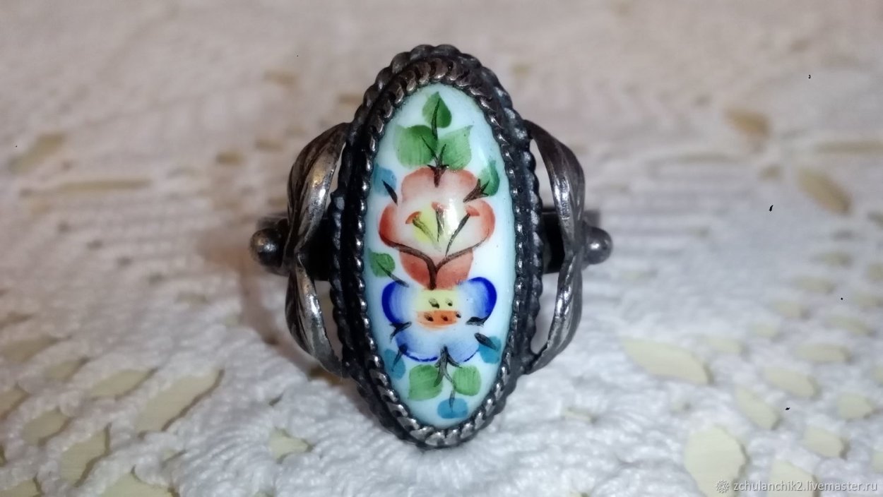 Медитативное кольцо из меди