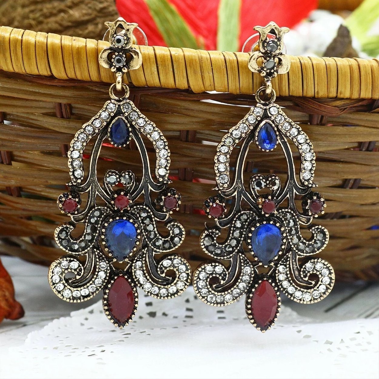 Старинные серьги