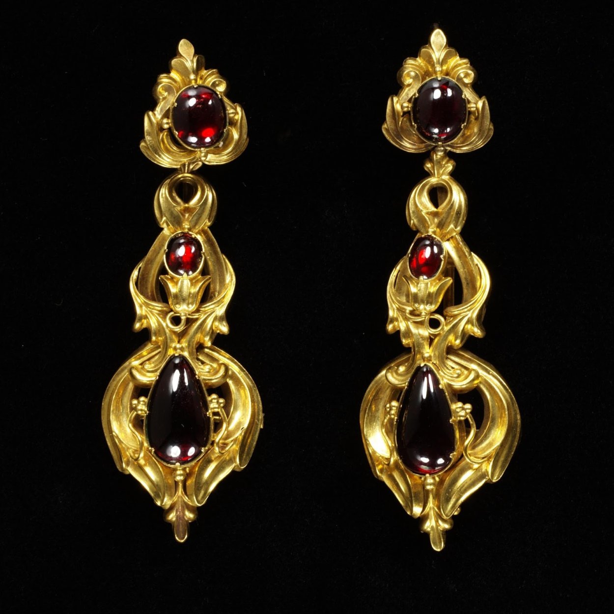 Серьги под старину дворянские