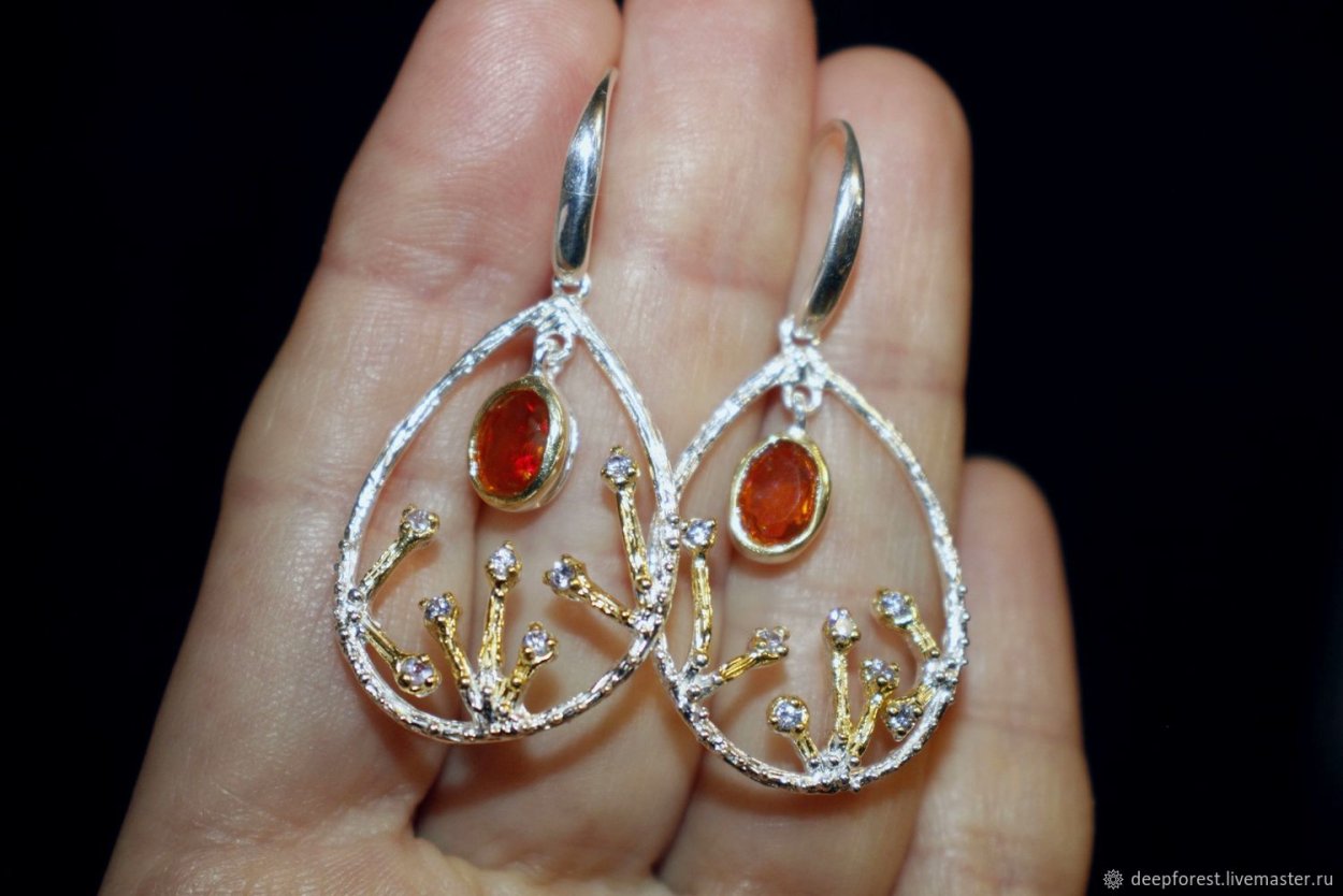 Серьги Агни