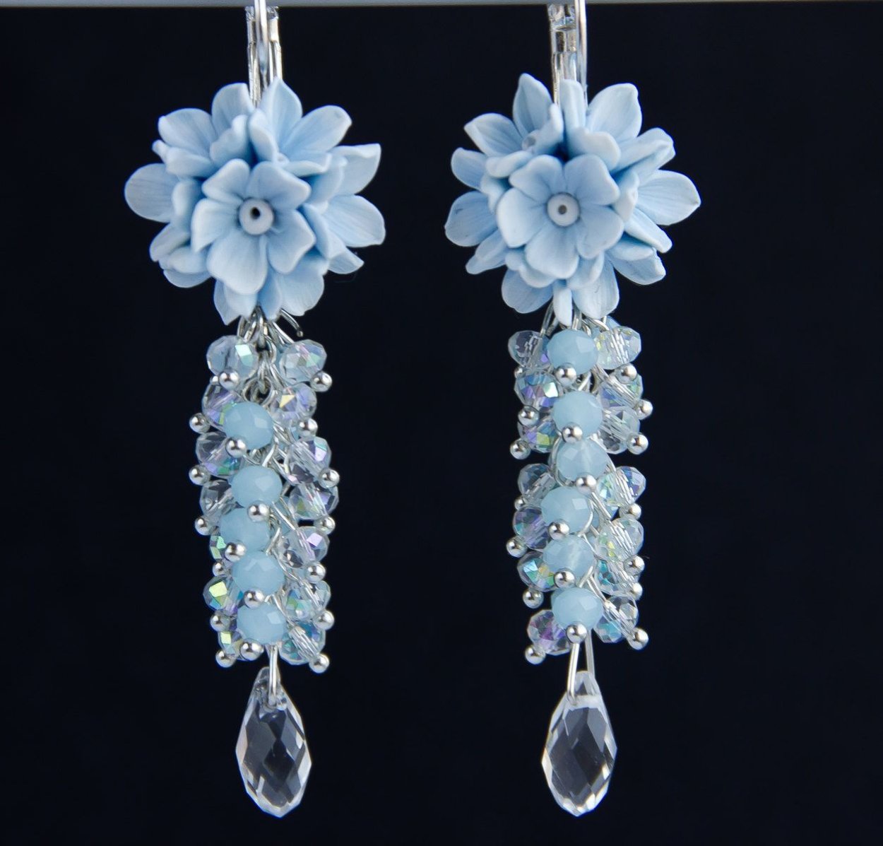Серёжки из фоамирана
