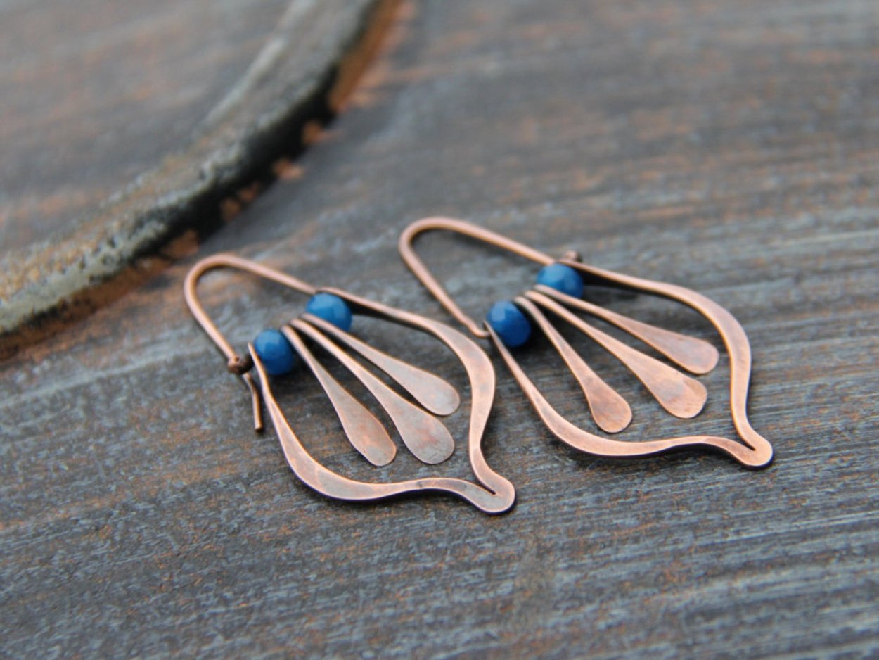 Wire Wrap серьги