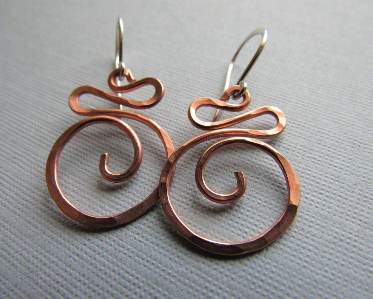 Сережки wire Wrap