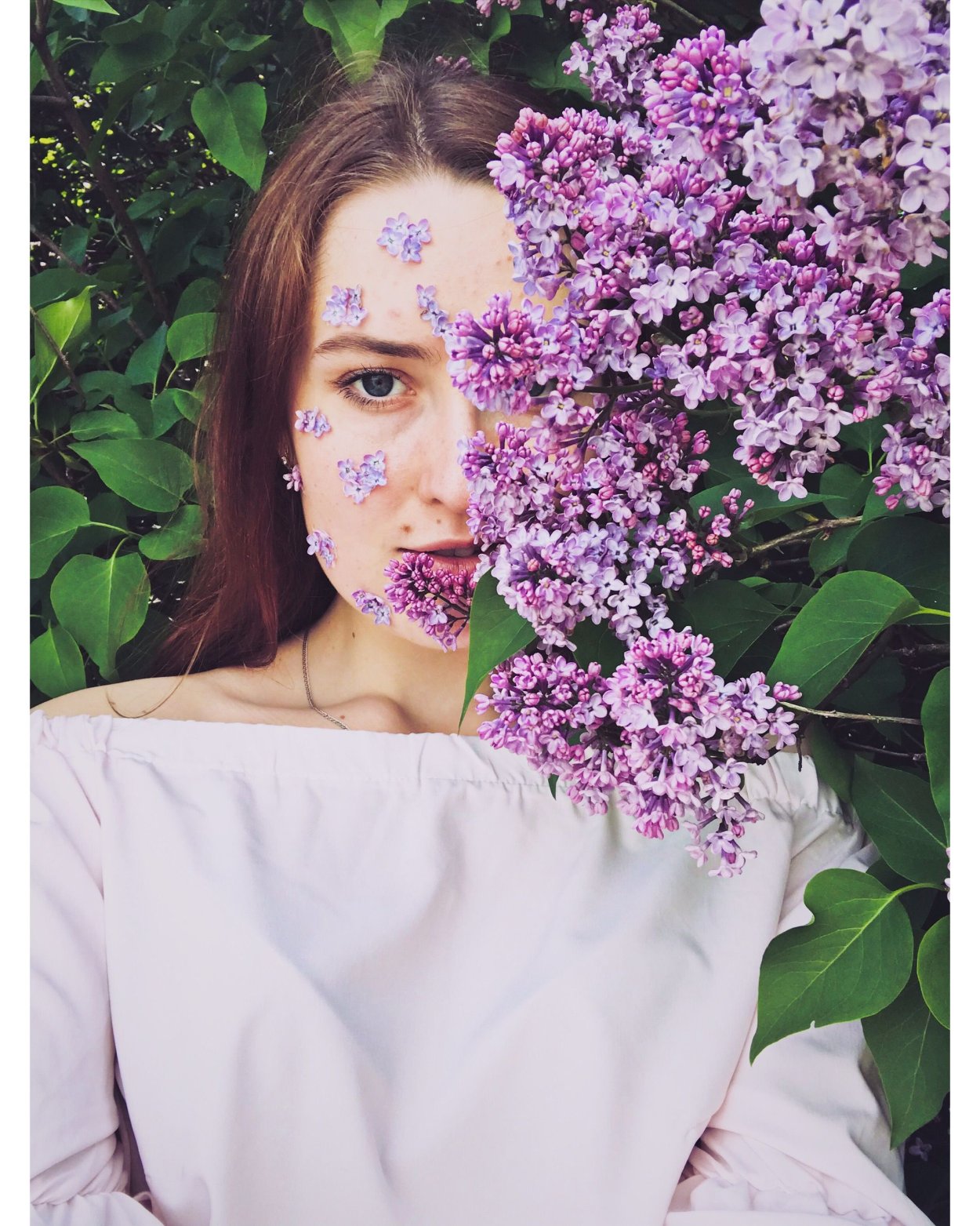 Селфи с сиренью