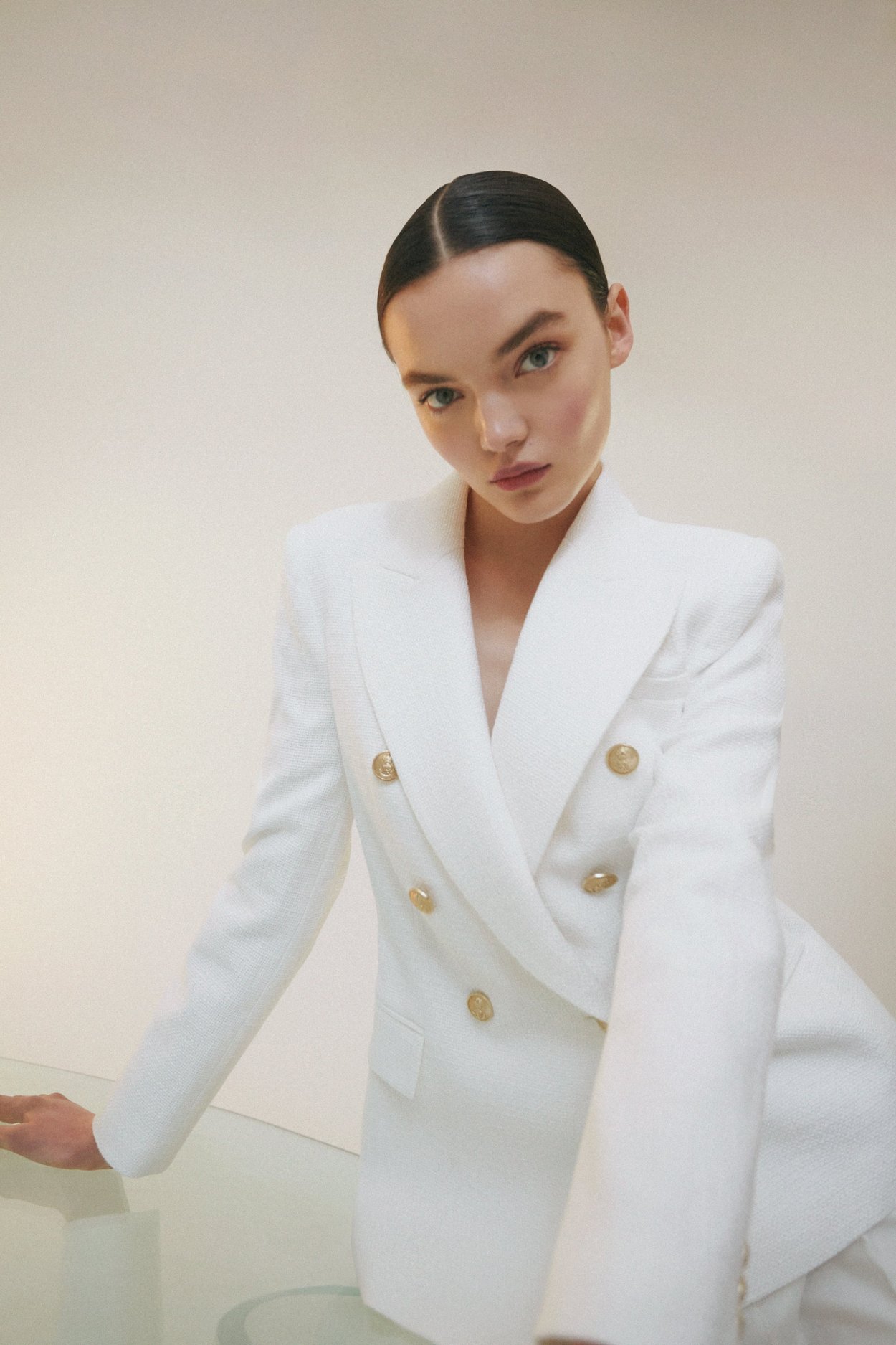 Желтый блейзер Zara 2021