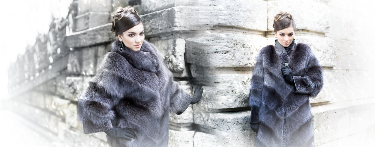 Пальто из овчины virtuale fur collection