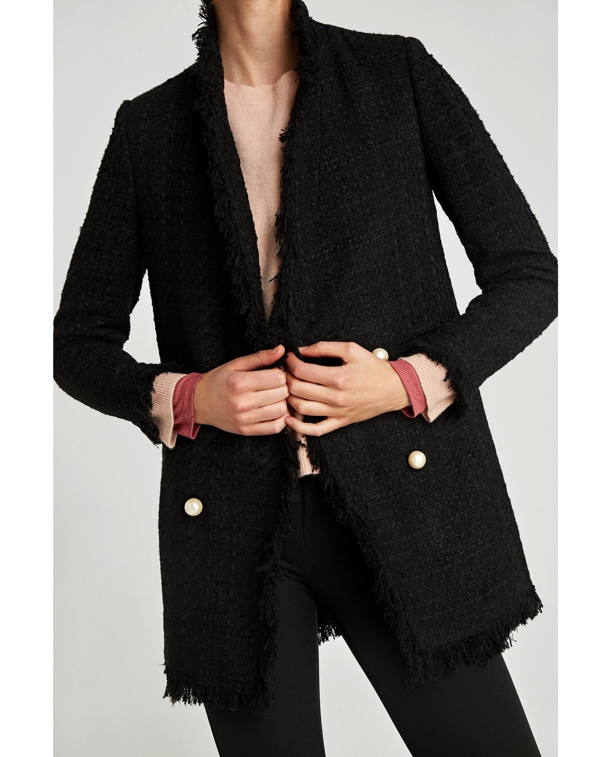 Твидовый пиджак Zara