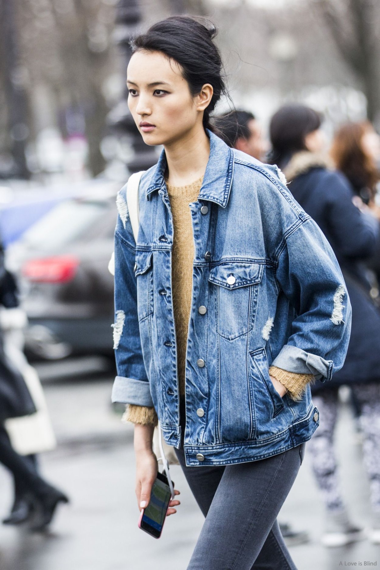 Denim Jacket стрит стайл