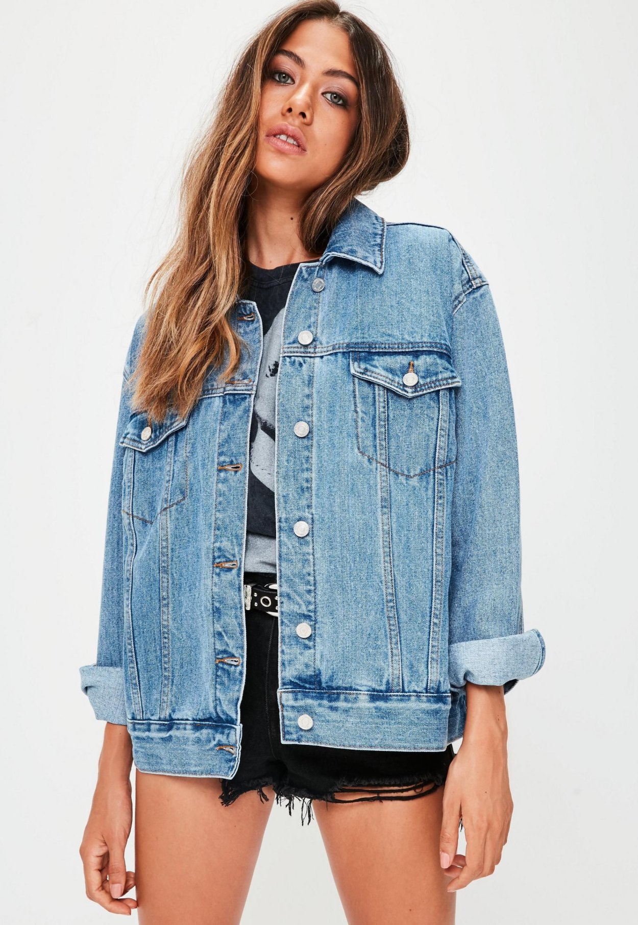 DKNY Oversized Denim Jacket