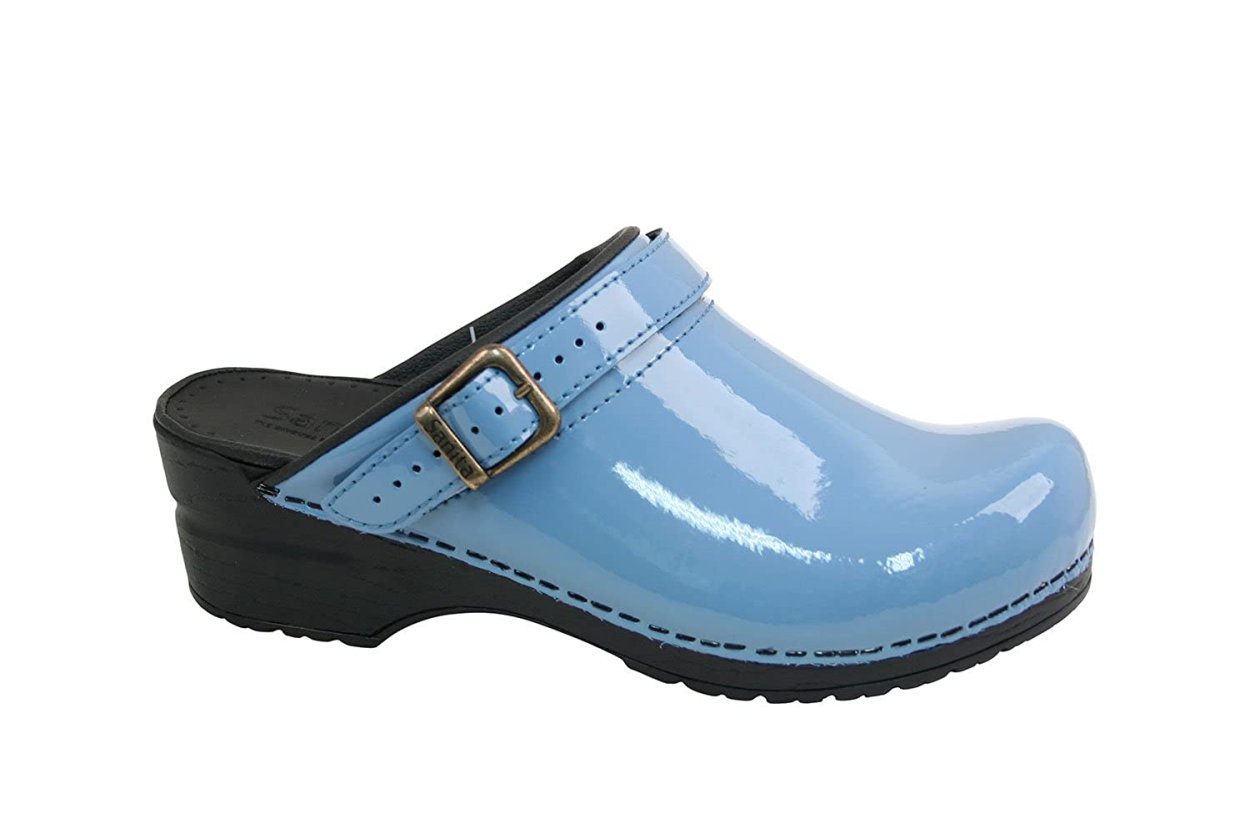 Classic glitter Clog Silver