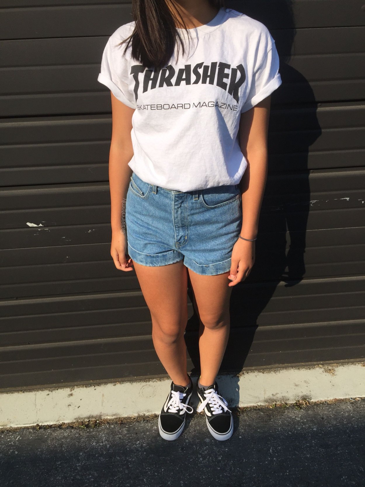 Vans old School с шортами