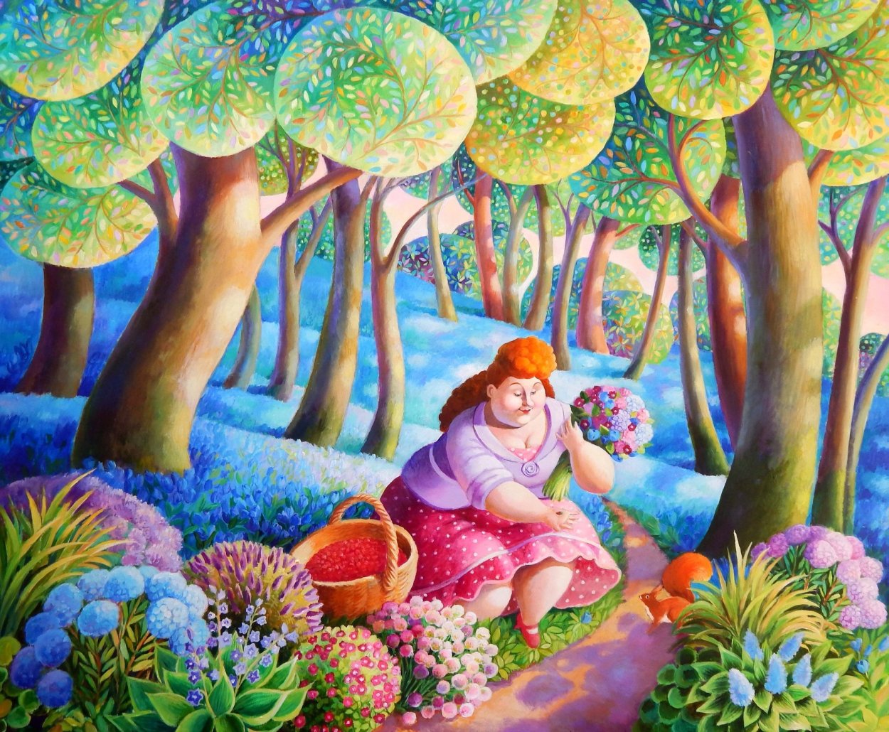 Художница Анна Савельева-Варелла