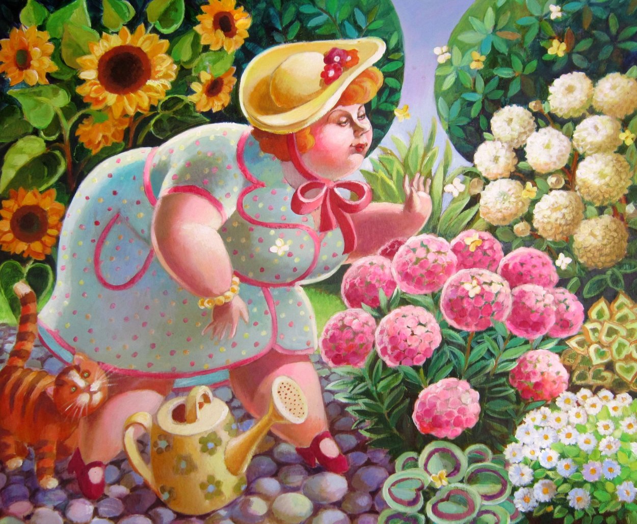 Художница Анна Савельева-Варелла