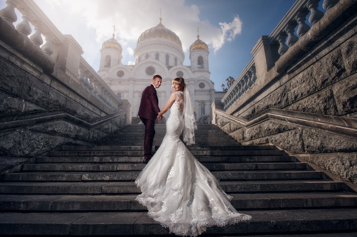 Усадьба Царицыно Свадебная фотосессия