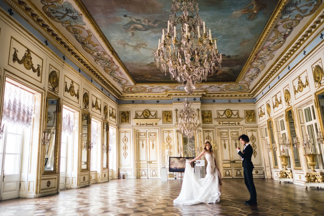 Свадебная фотосессия во Дворце Кусково