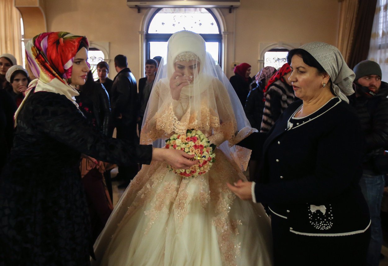 Чеченская свадьба мулла