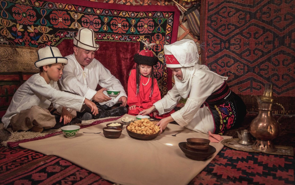 Казахское сырга салу