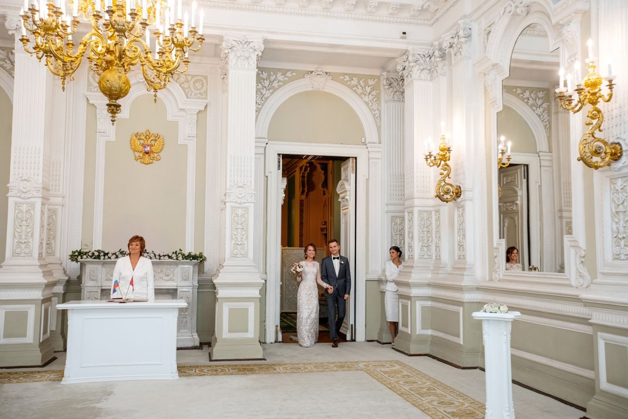 Свадьба в екатерининском дворце