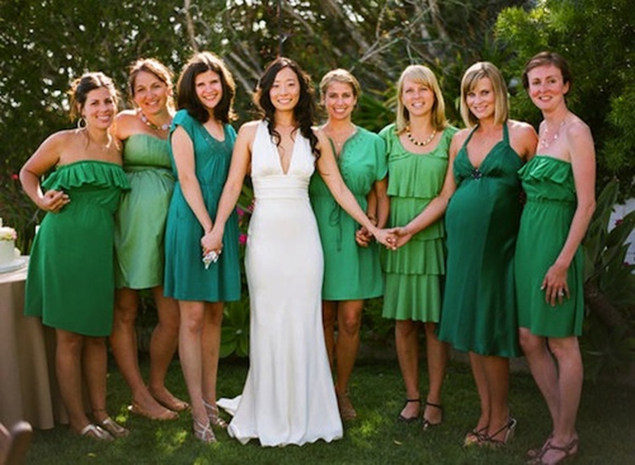 Красно зеленая свадьба