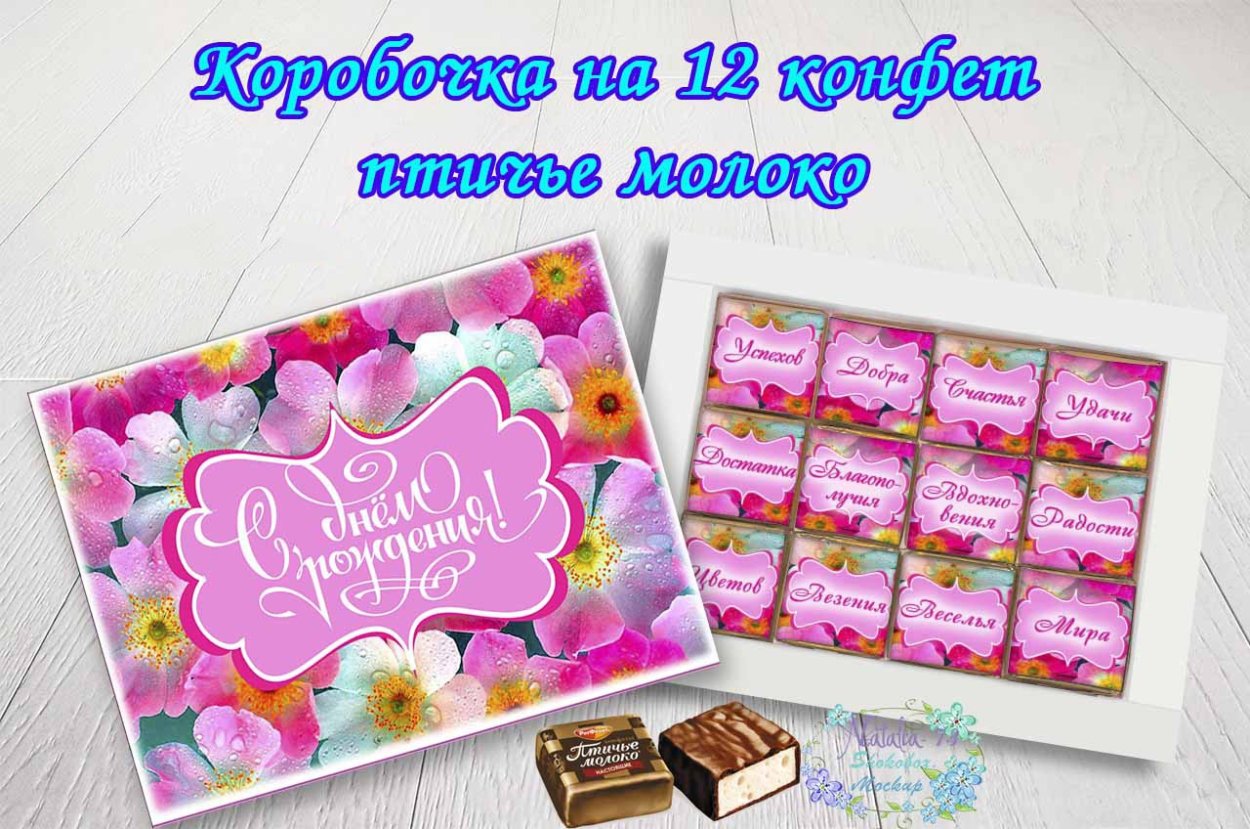 Шокобокс с днем рождения
