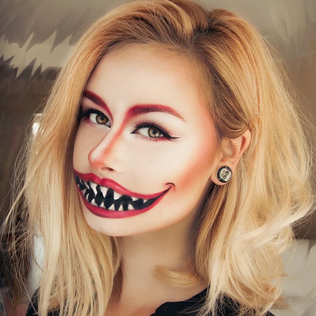 Макияж на Хэллоуин для девушек