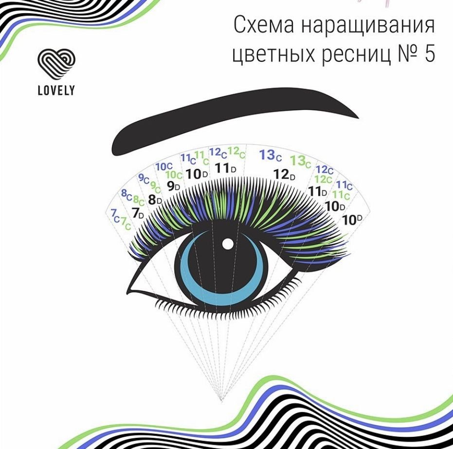 Натуральный эффект наращивания классика схема