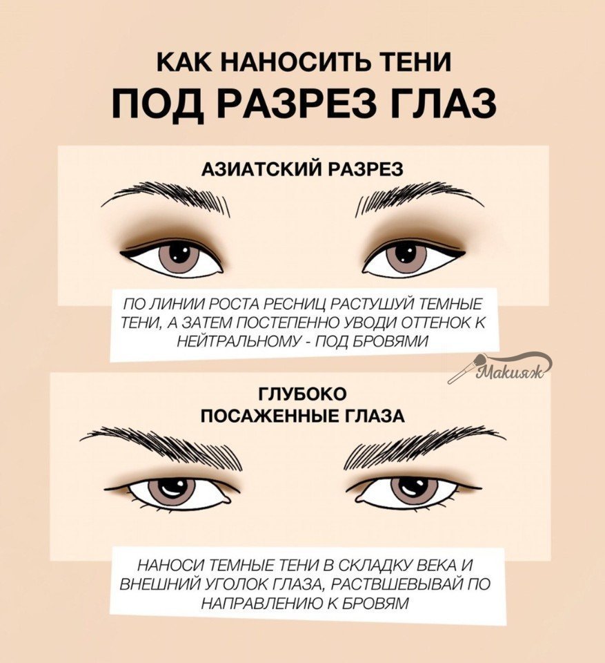 Формы глаз человека