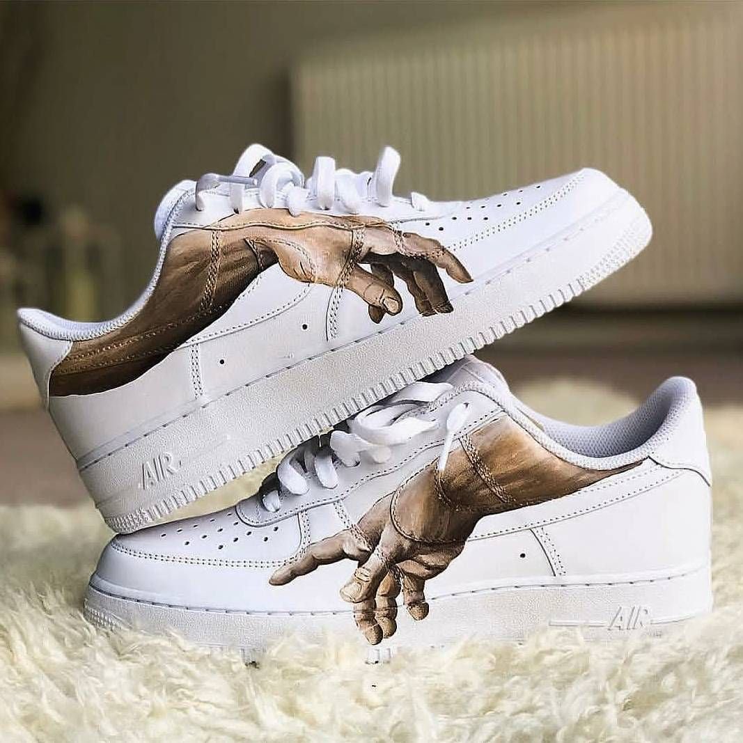 Кастомные Nike Air Force 1 дракон