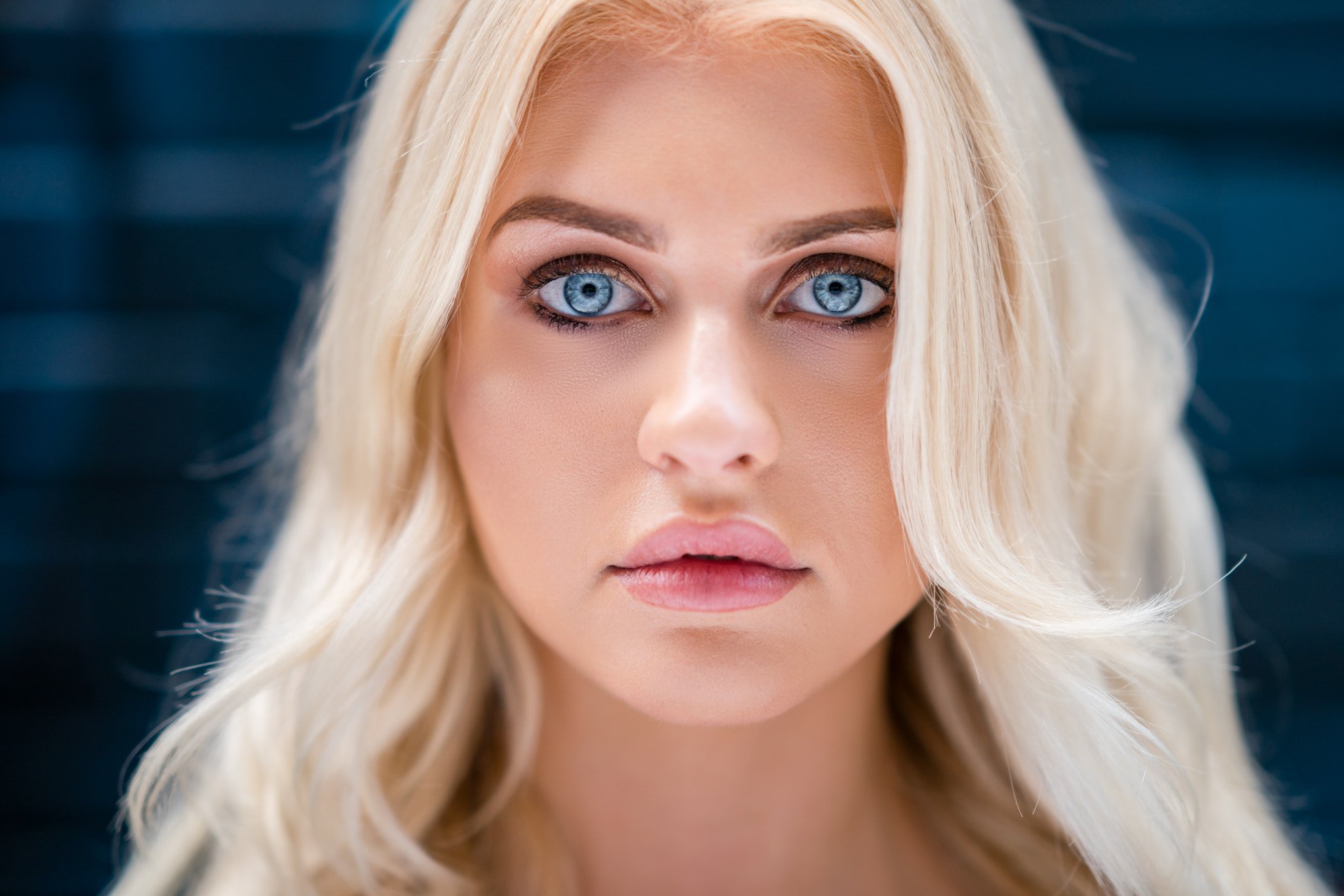 Красивые блондинки с синими глазами