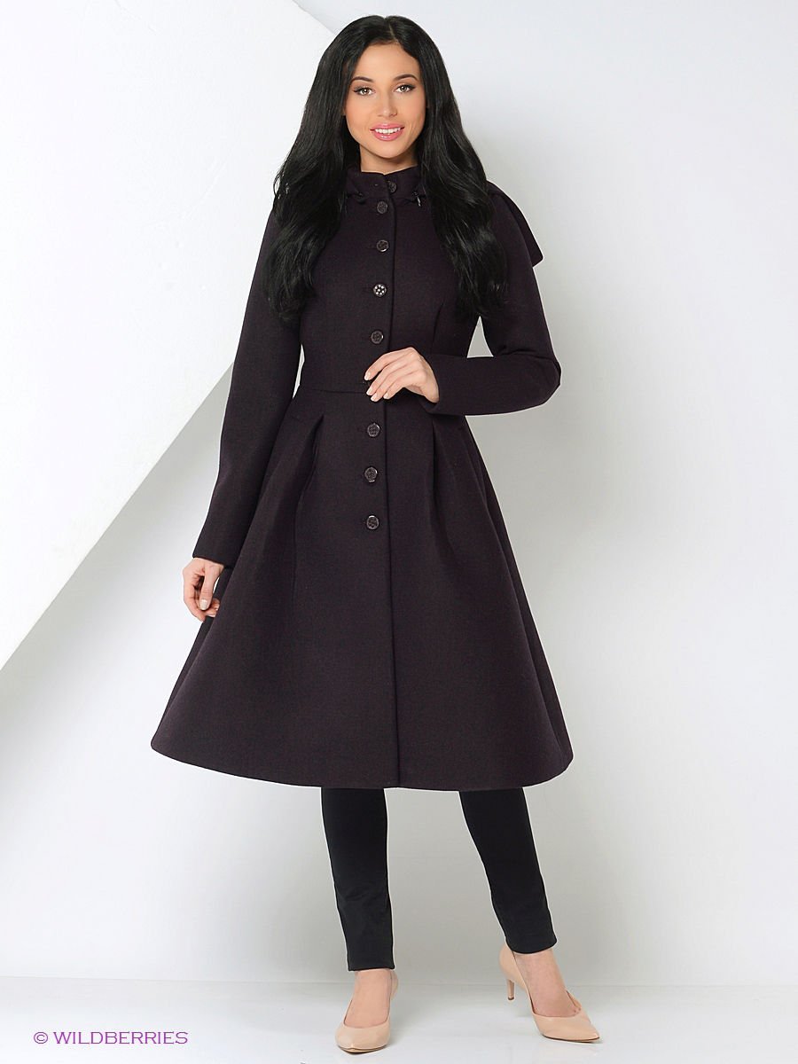 Черное короткое пальто ASOS Design petite