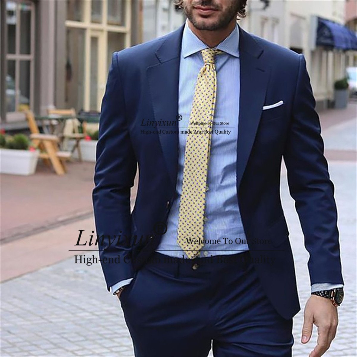 Мужской костюм Blue Navy